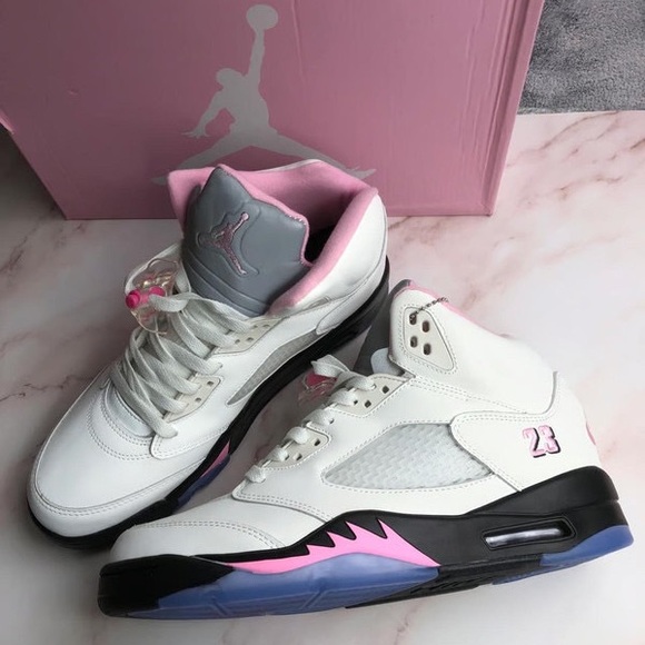 Jordan 5 Medium Soft Pink 8 women - Picture 5 of 7